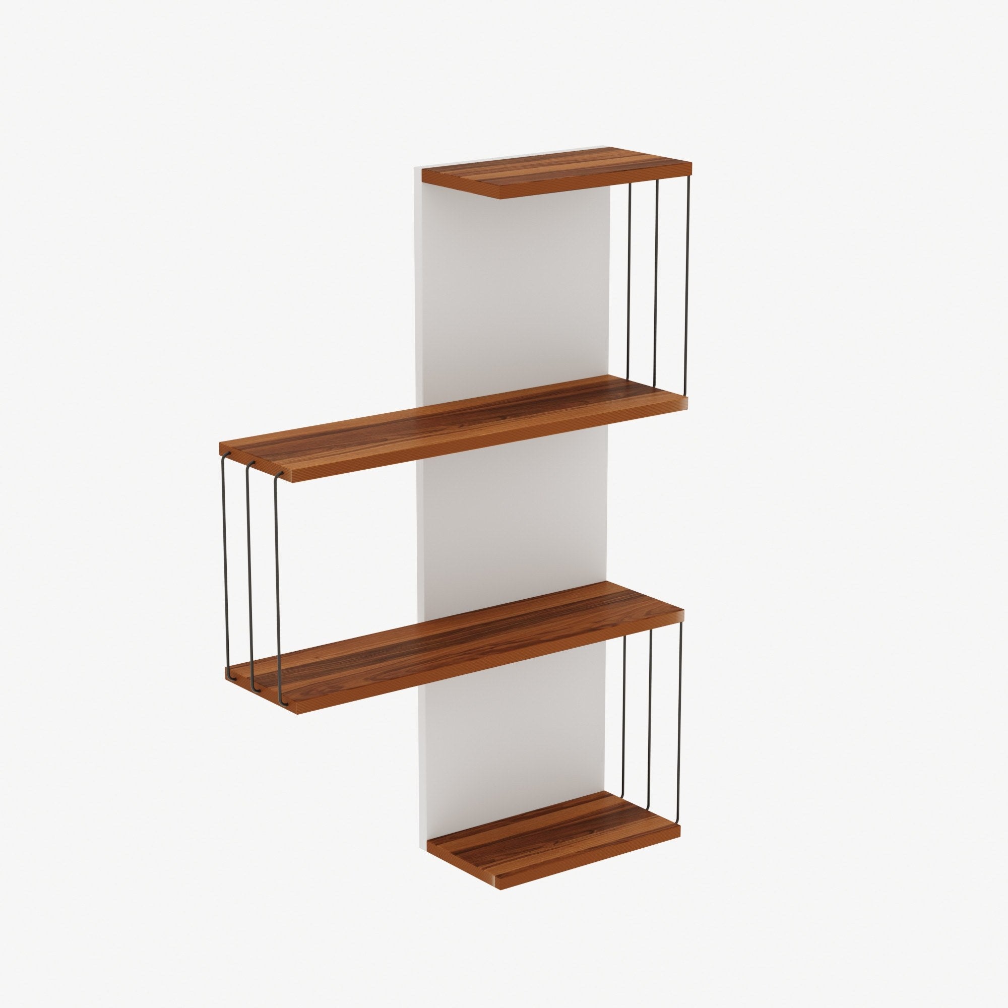 Cambel - Pine in Kiefer Weiss präsentiert im Onlineshop von KAQTU Design AG. Wandregal ist von Hanah Home