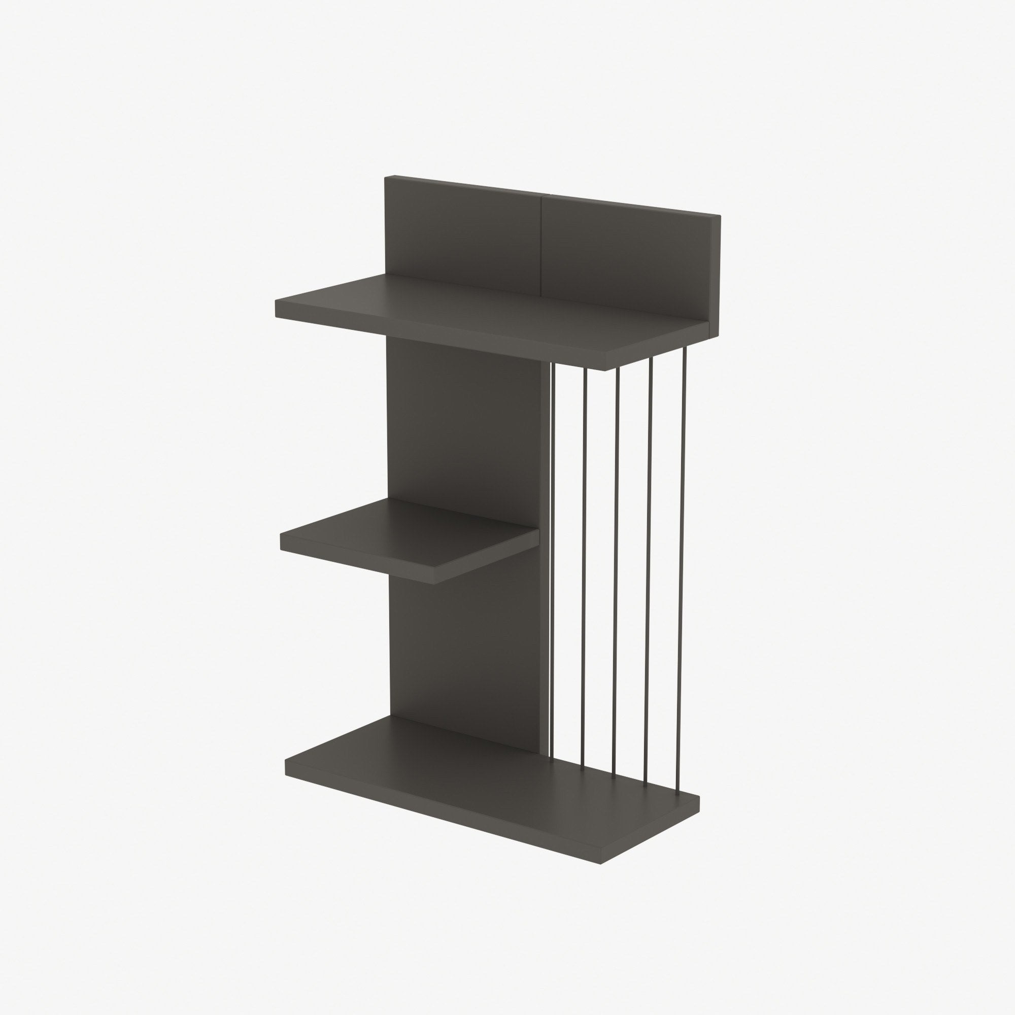 Kinik - Anthracite in Anthrazit präsentiert im Onlineshop von KAQTU Design AG. Wandregal ist von Hanah Home