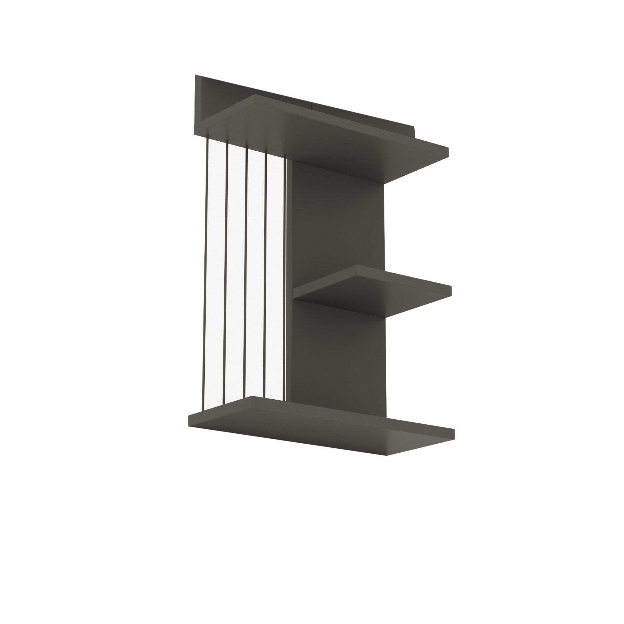 Kinik - Anthracite in Anthrazit präsentiert im Onlineshop von KAQTU Design AG. Wandregal ist von Hanah Home