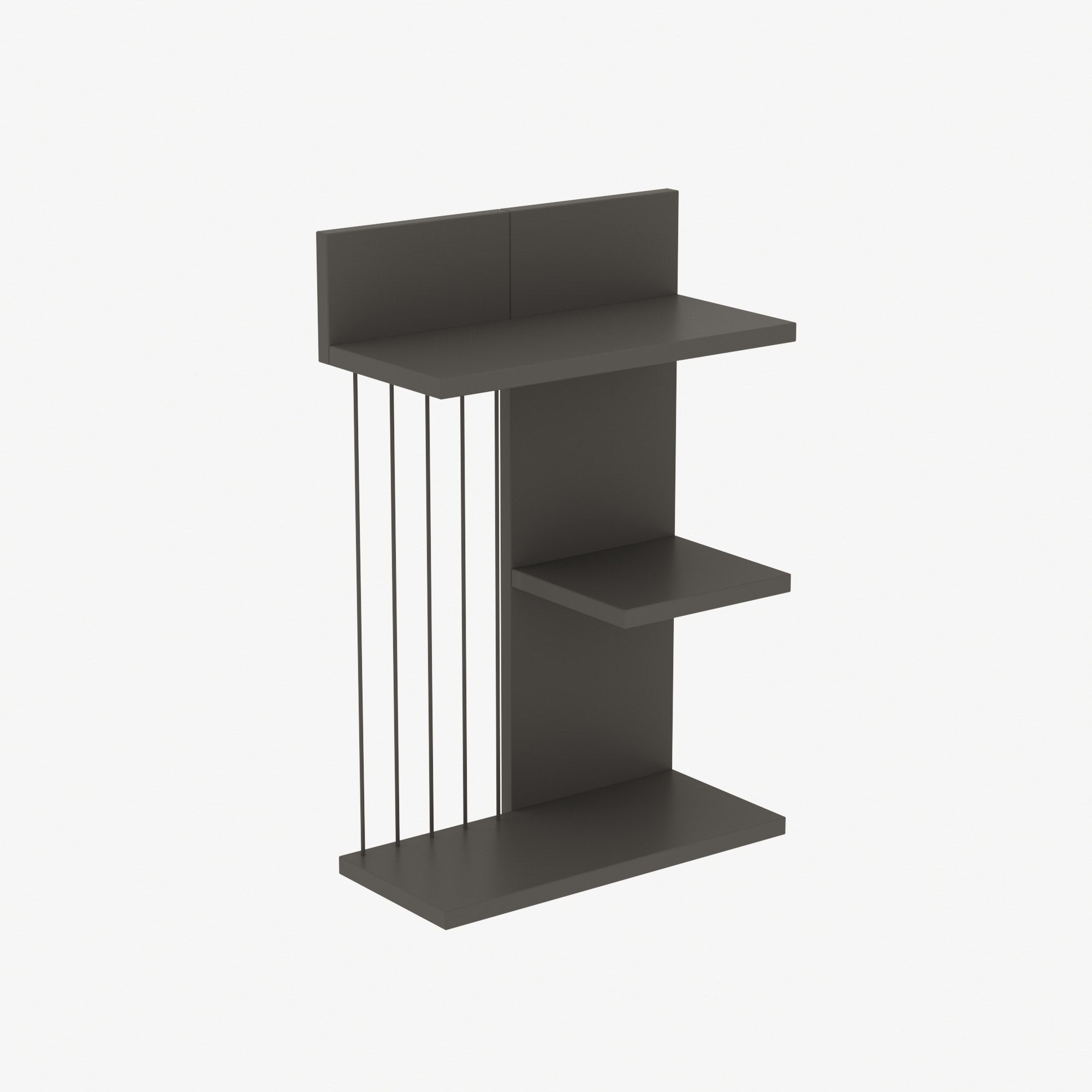 Kinik - Anthracite in Anthrazit präsentiert im Onlineshop von KAQTU Design AG. Wandregal ist von Hanah Home
