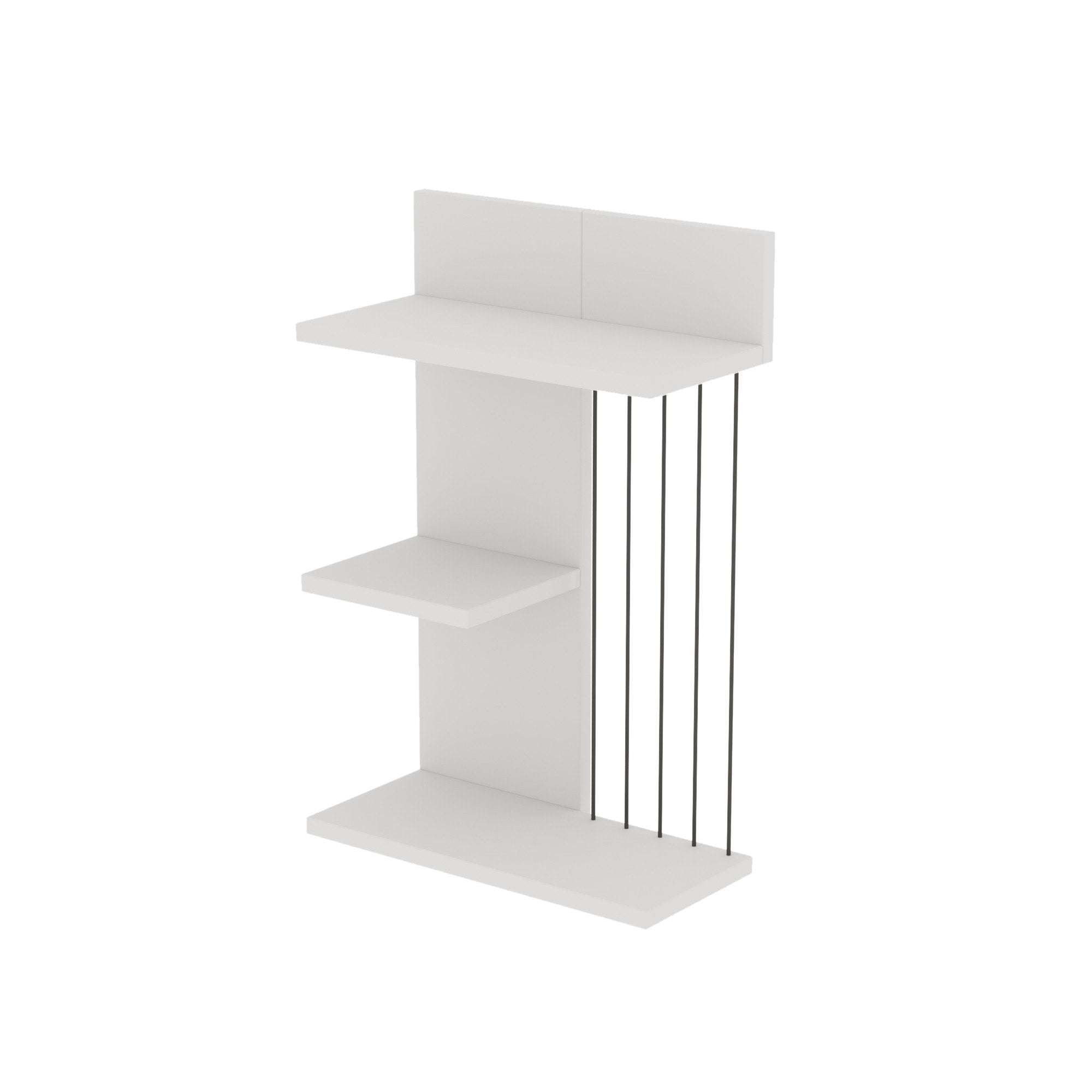 Kinik - White in Weiss präsentiert im Onlineshop von KAQTU Design AG. Wandregal ist von Hanah Home