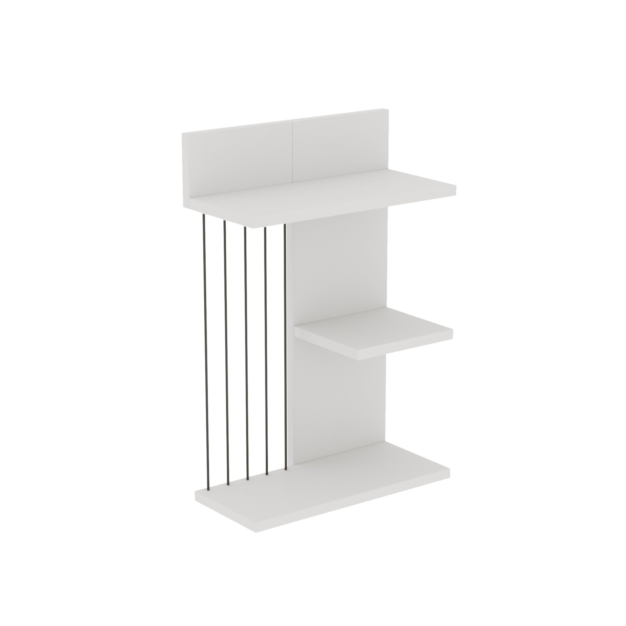 Kinik - White in Weiss präsentiert im Onlineshop von KAQTU Design AG. Wandregal ist von Hanah Home