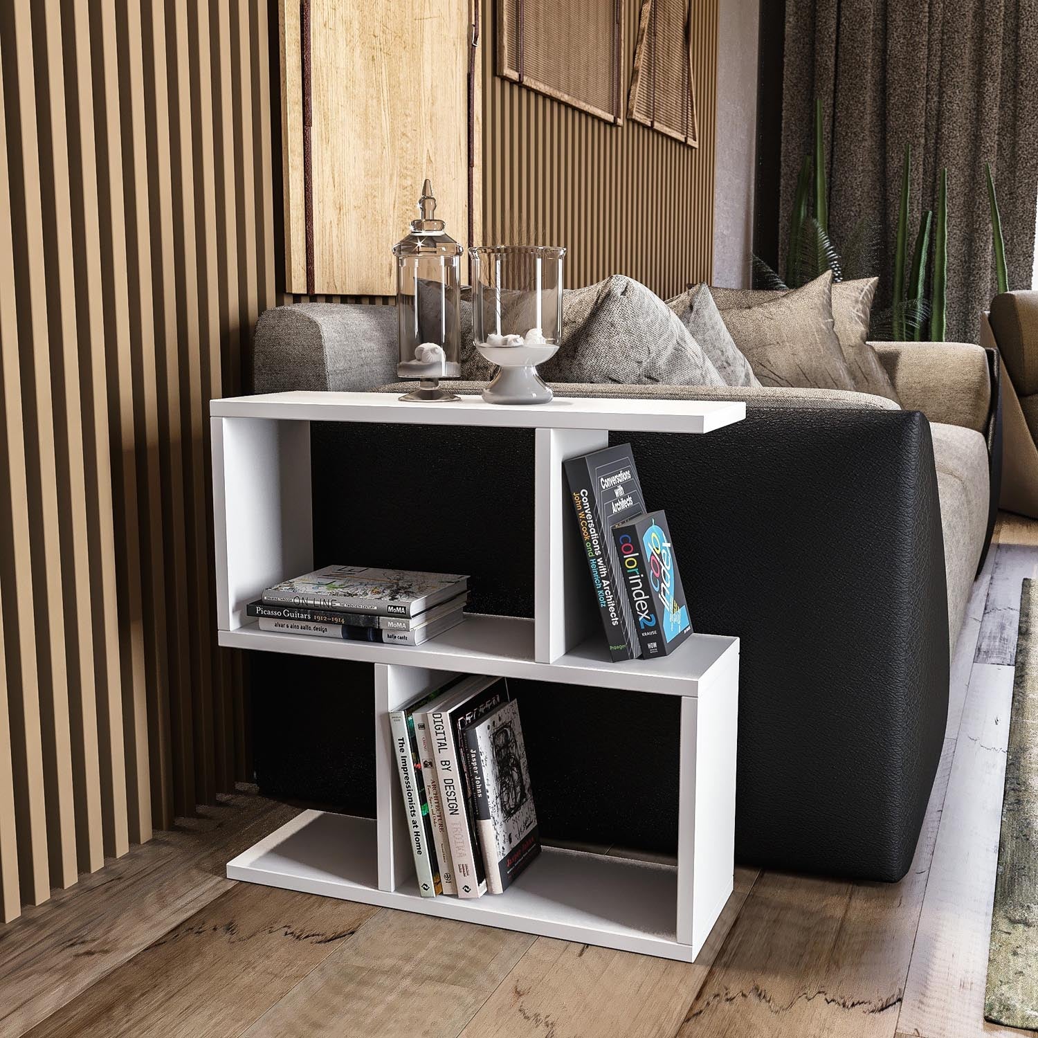 Life - White in Weiss präsentiert im Onlineshop von KAQTU Design AG. Beistelltisch ist von Hanah Home