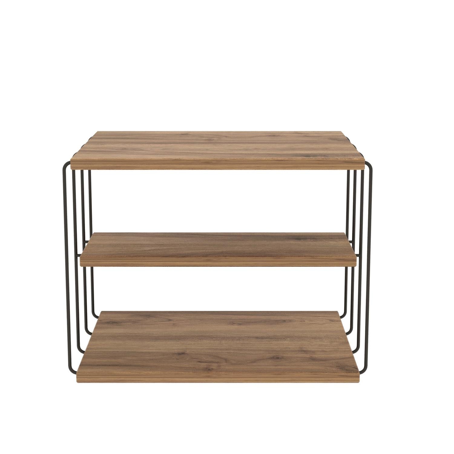 Lifon - Atlantic Pine in Atlantische Kiefer Schwarz präsentiert im Onlineshop von KAQTU Design AG. Beistelltisch ist von Hanah Home