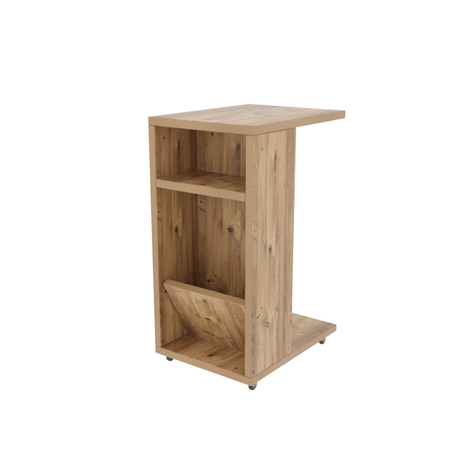 Filinta - Pine in Kiefer präsentiert im Onlineshop von KAQTU Design AG. Beistelltisch ist von Hanah Home