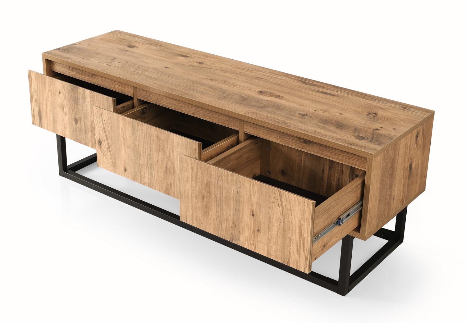Tilsim 140 in Schwarzkiefer präsentiert im Onlineshop von KAQTU Design AG. Sideboard ist von Hanah Home