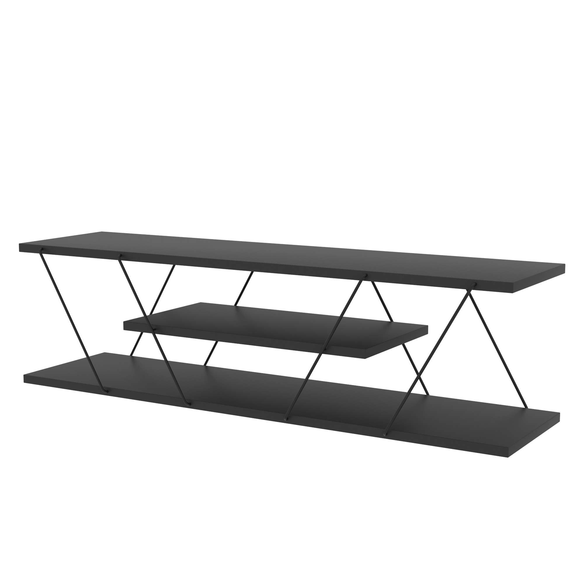 Canaz v2 - Anthracite, Grey in Anthrazit Grau präsentiert im Onlineshop von KAQTU Design AG. Sideboard ist von Hanah Home