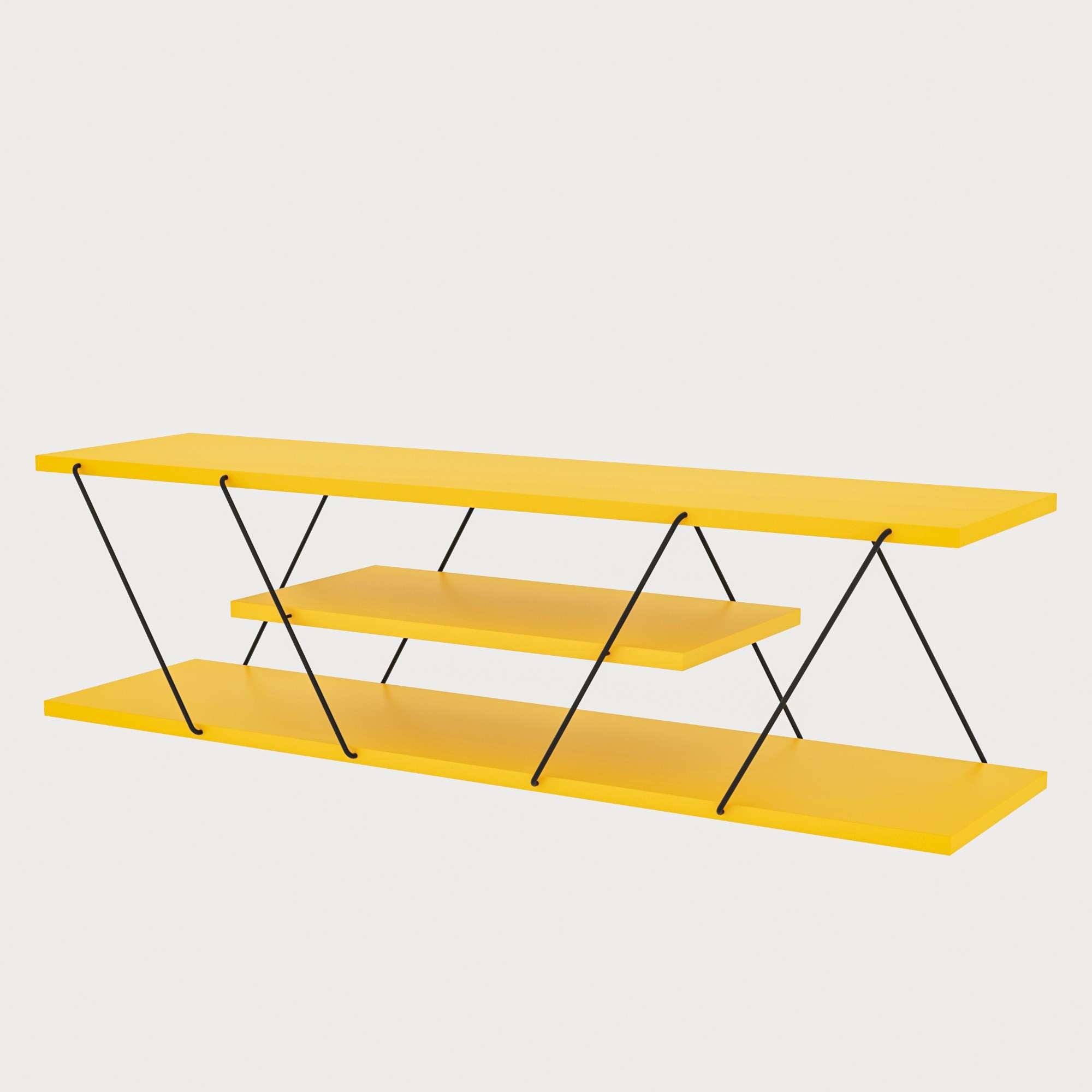 Canaz v2 - Yellow in Gelb präsentiert im Onlineshop von KAQTU Design AG. Sideboard ist von Hanah Home