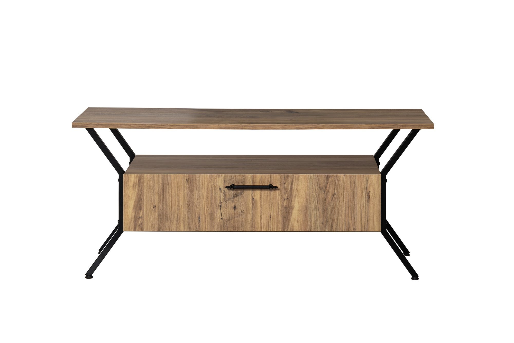 Tarz - Walnut in Walnuss Schwarz präsentiert im Onlineshop von KAQTU Design AG. Sideboard ist von Hanah Home