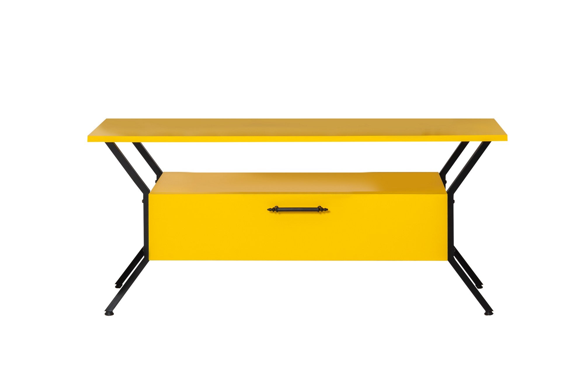 Tarz - Yellow in Gelb Schwarz präsentiert im Onlineshop von KAQTU Design AG. Sideboard ist von Hanah Home