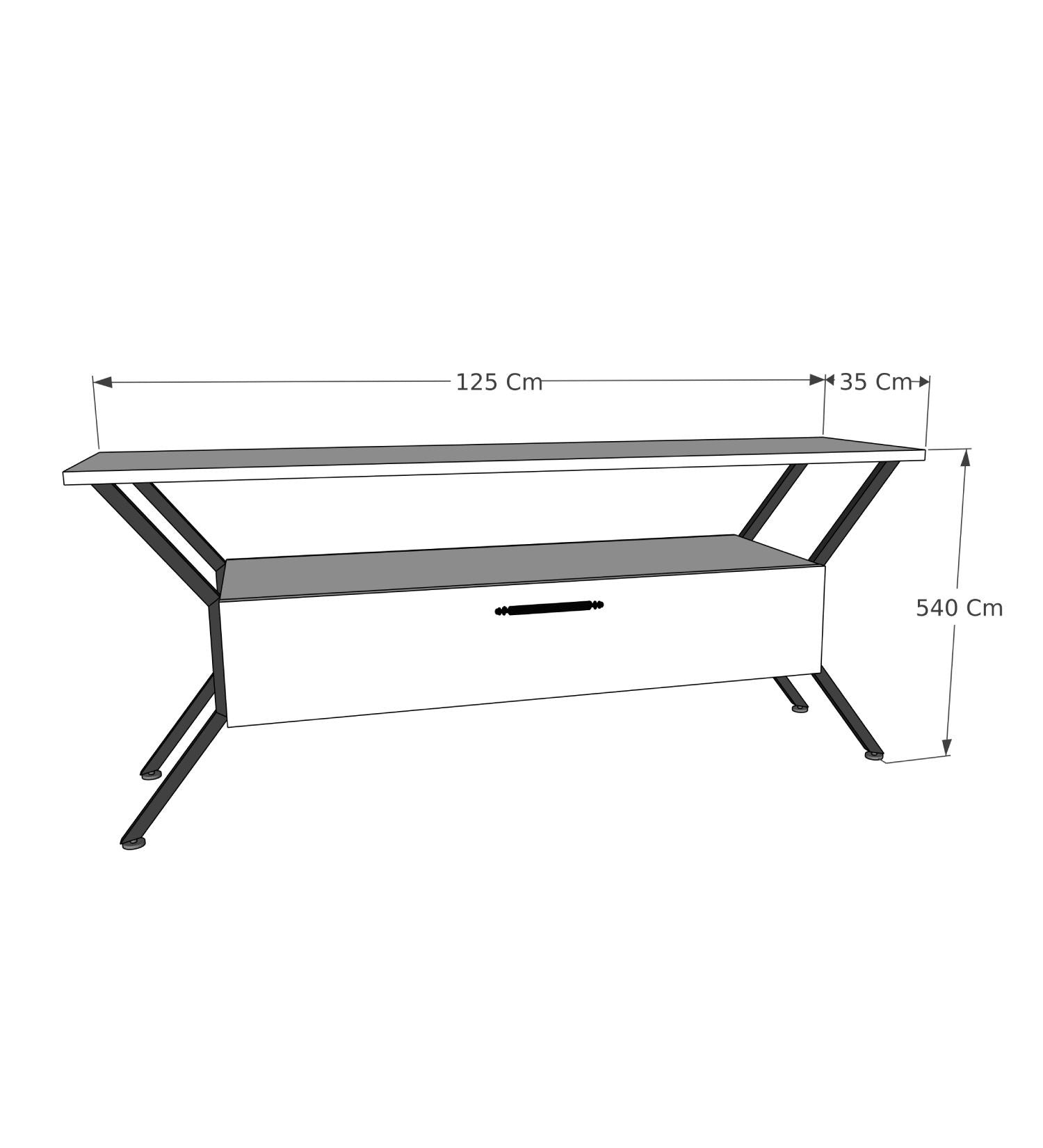 Tarz - Yellow in Gelb Schwarz präsentiert im Onlineshop von KAQTU Design AG. Sideboard ist von Hanah Home