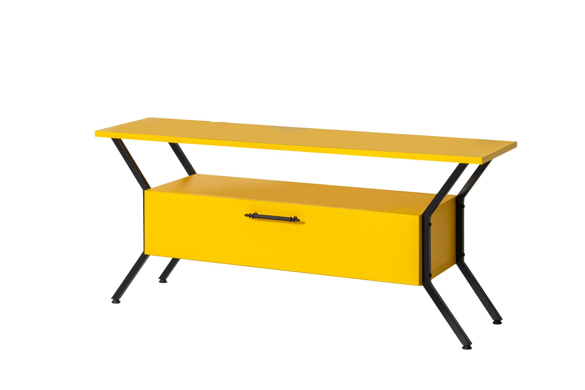 Tarz - Yellow in Gelb Schwarz präsentiert im Onlineshop von KAQTU Design AG. Sideboard ist von Hanah Home