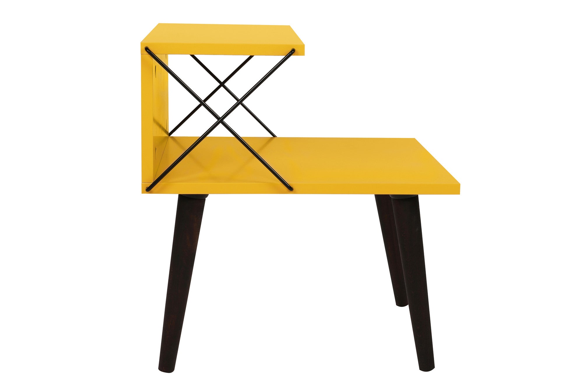 Cross - Yellow in Gelb präsentiert im Onlineshop von KAQTU Design AG. Nachttisch ist von Hanah Home