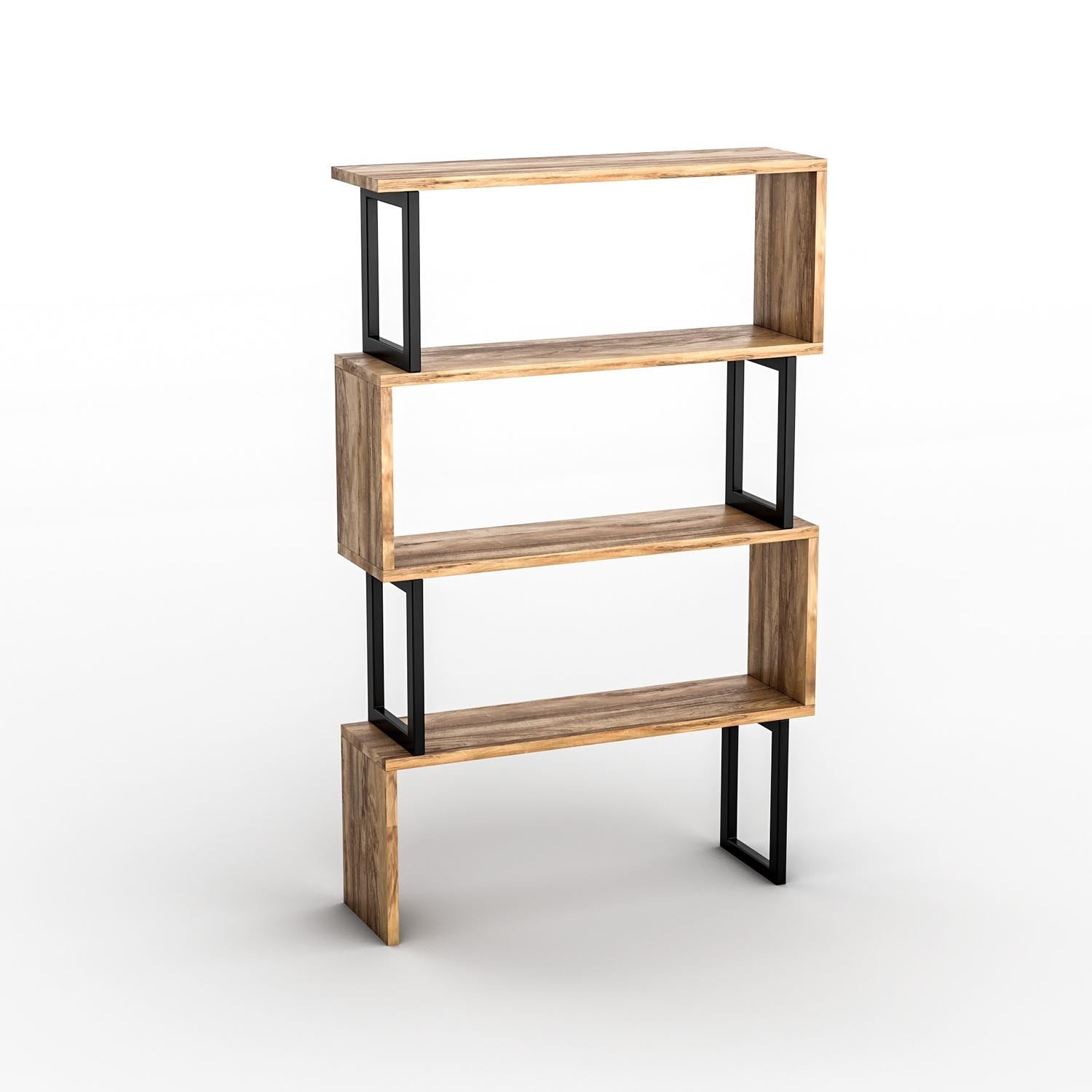 Ceylan - Walnut in Walnuss präsentiert im Onlineshop von KAQTU Design AG. Bücherregal ist von Hanah Home