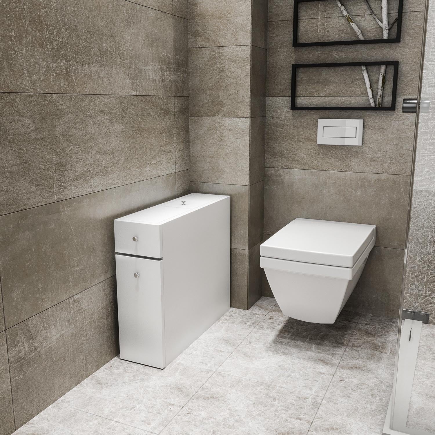 Calencia - White in Weiss präsentiert im Onlineshop von KAQTU Design AG. Kommode ist von Hanah Home