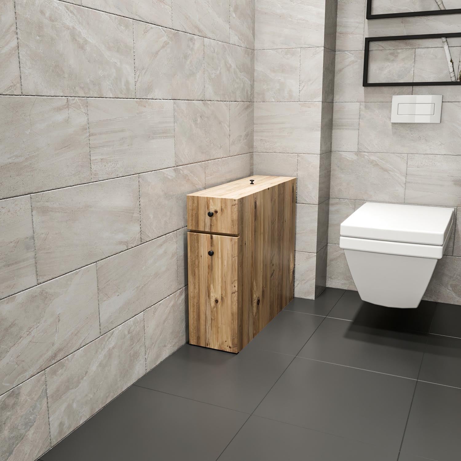 Calencia - Oak in Eiche präsentiert im Onlineshop von KAQTU Design AG. Kommode ist von Hanah Home