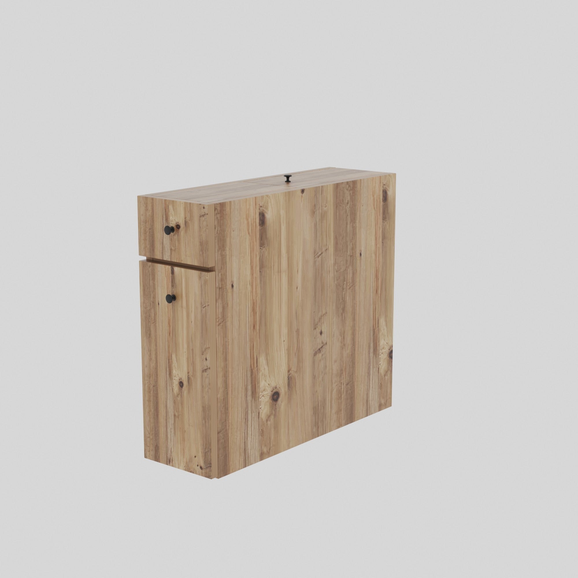 Calencia - Oak in Eiche präsentiert im Onlineshop von KAQTU Design AG. Kommode ist von Hanah Home