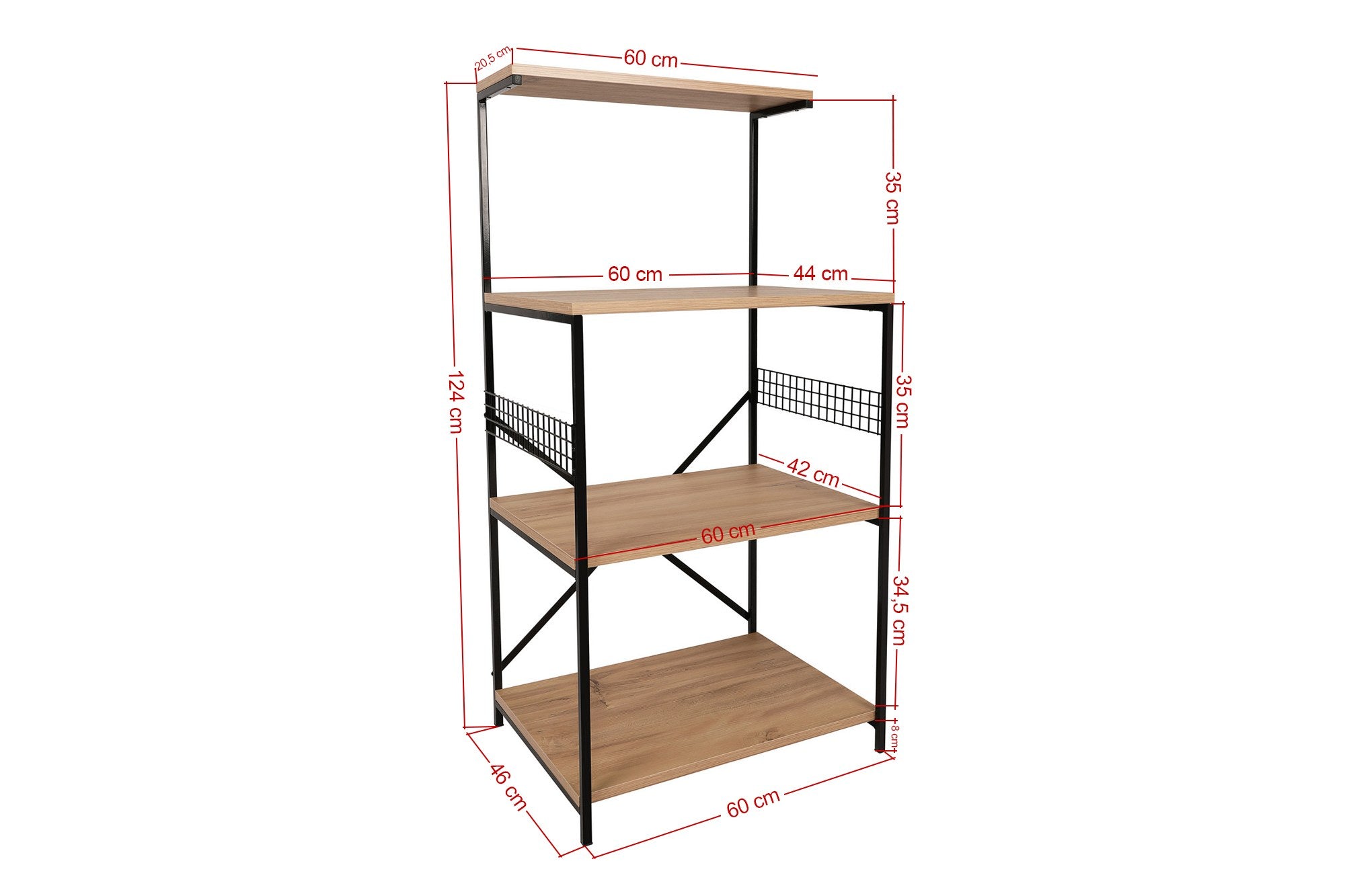 Anemon - Black, Pine in Schwarzkiefer präsentiert im Onlineshop von KAQTU Design AG. Cabinet ist von Hanah Home