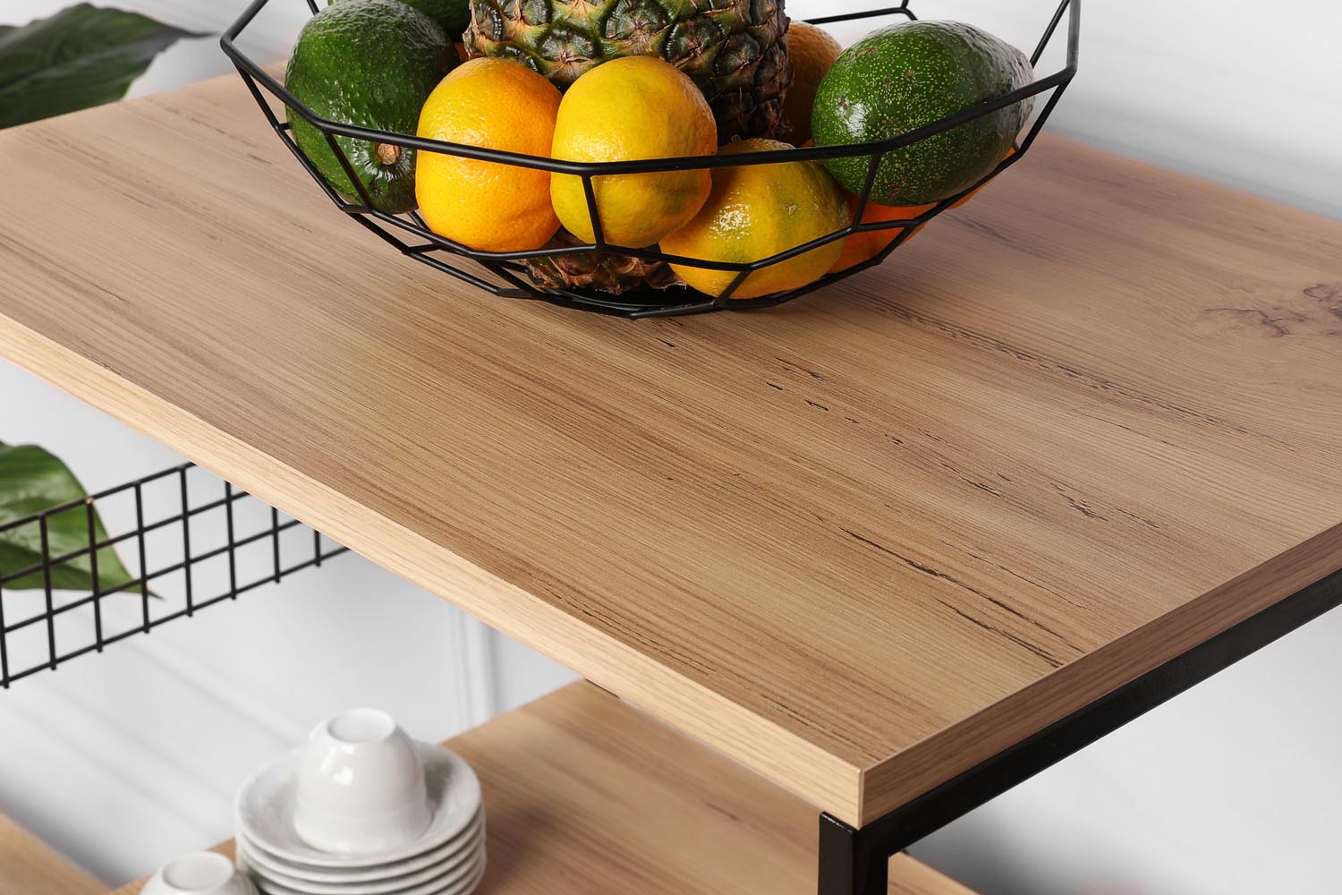 Anemon - Black, Pine in Schwarzkiefer präsentiert im Onlineshop von KAQTU Design AG. Cabinet ist von Hanah Home