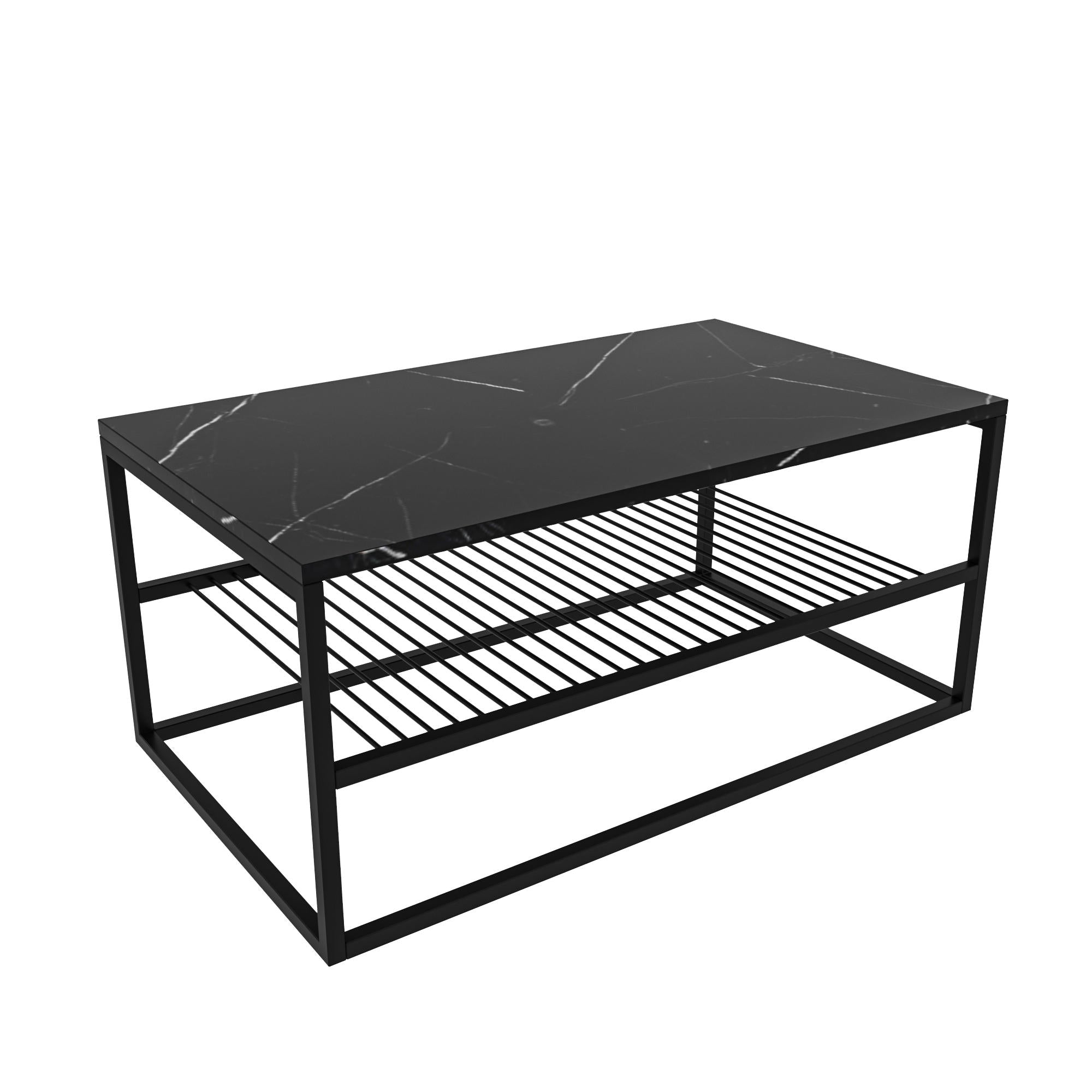 Asude - Black in Schwarz präsentiert im Onlineshop von KAQTU Design AG. Beistelltisch ist von Hanah Home