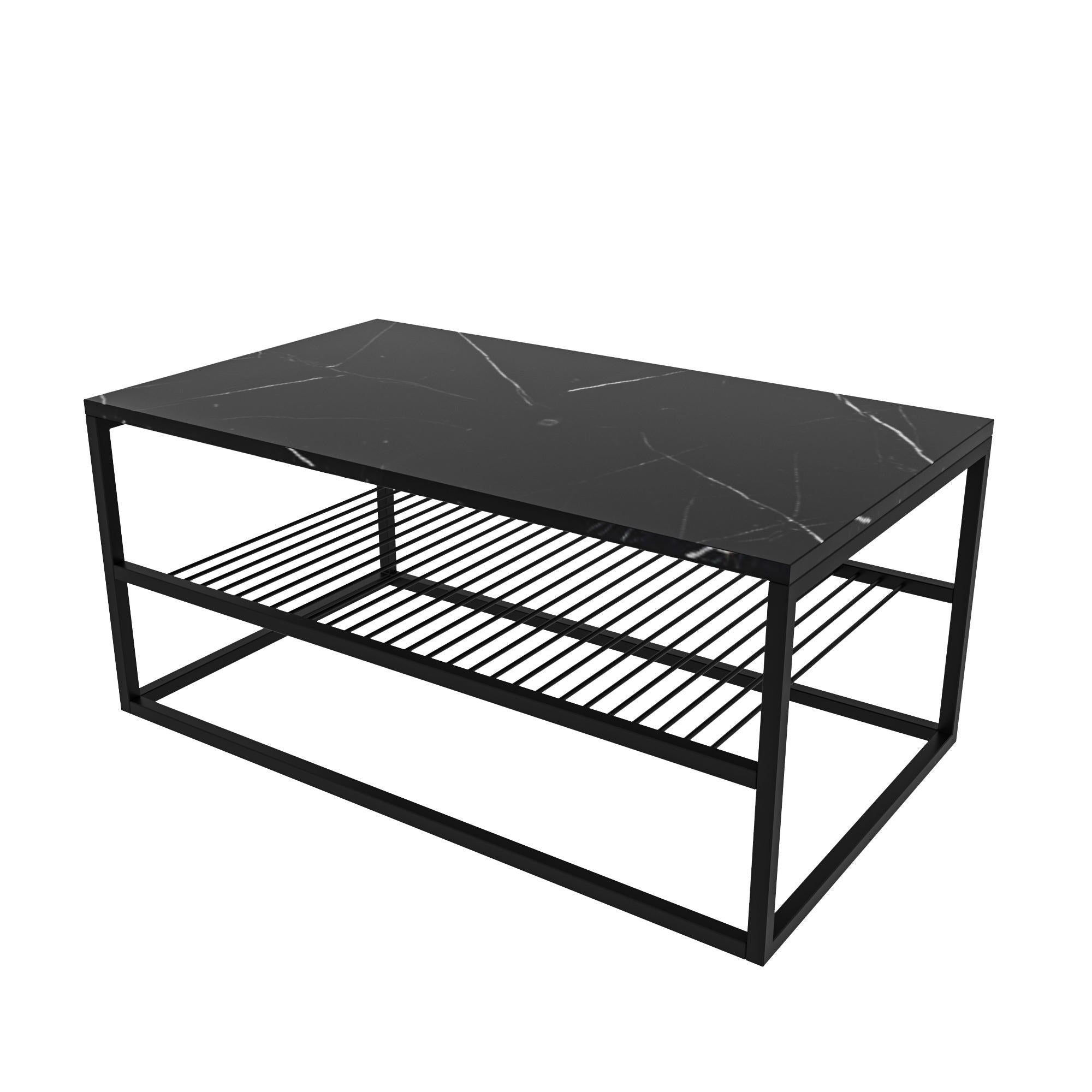 Asude - Black in Schwarz präsentiert im Onlineshop von KAQTU Design AG. Beistelltisch ist von Hanah Home