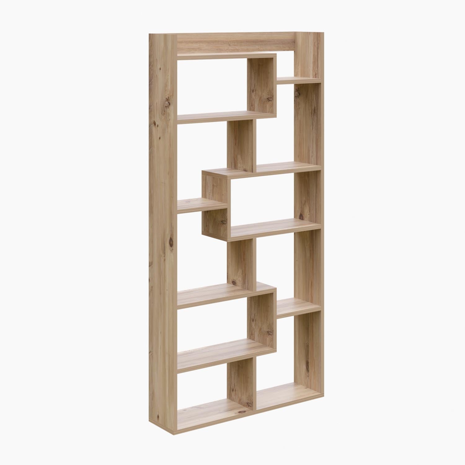 Kuttap - Pine in Kiefer präsentiert im Onlineshop von KAQTU Design AG. Bücherregal ist von Hanah Home