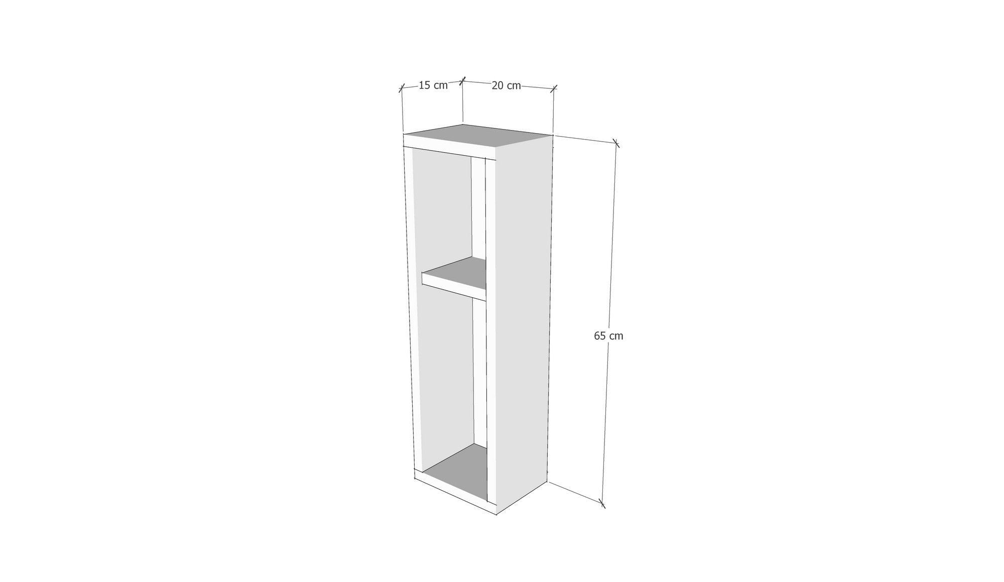 Turra - Pine in Kiefer präsentiert im Onlineshop von KAQTU Design AG. Nachttisch ist von Hanah Home