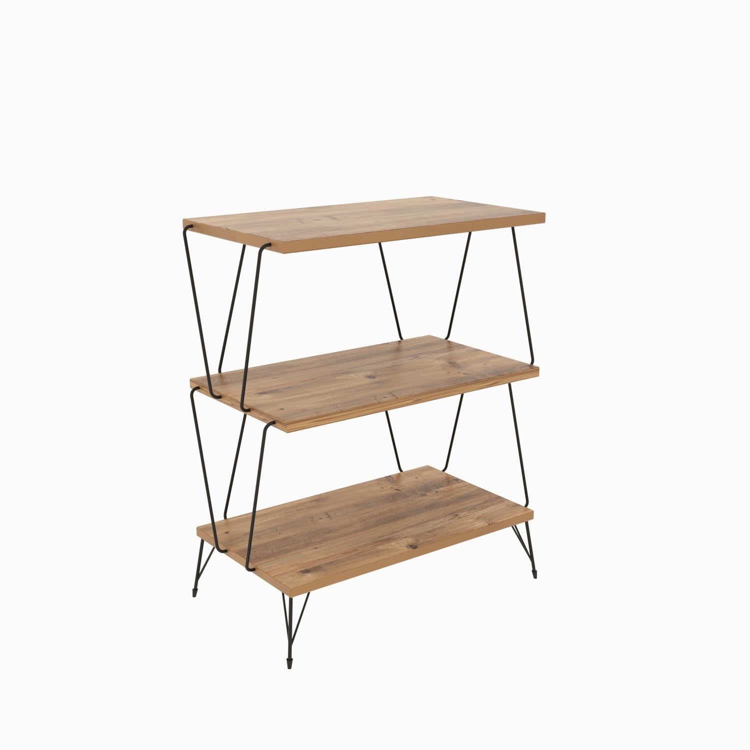 Lazandos - Pine in Kiefer präsentiert im Onlineshop von KAQTU Design AG. Beistelltisch ist von Hanah Home