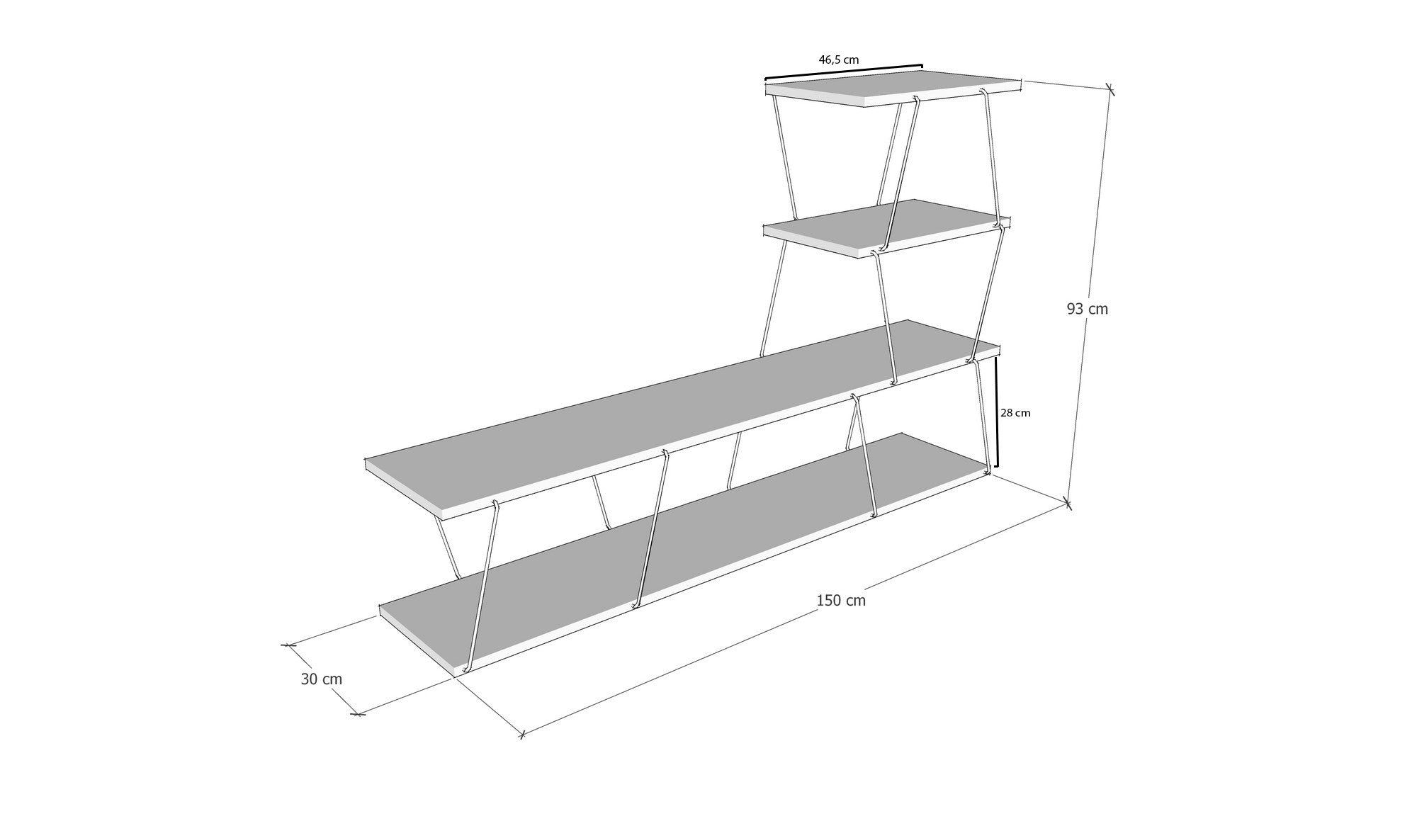 Ilgaz - Anthracite in Anthrazit präsentiert im Onlineshop von KAQTU Design AG. Sideboard ist von Hanah Home