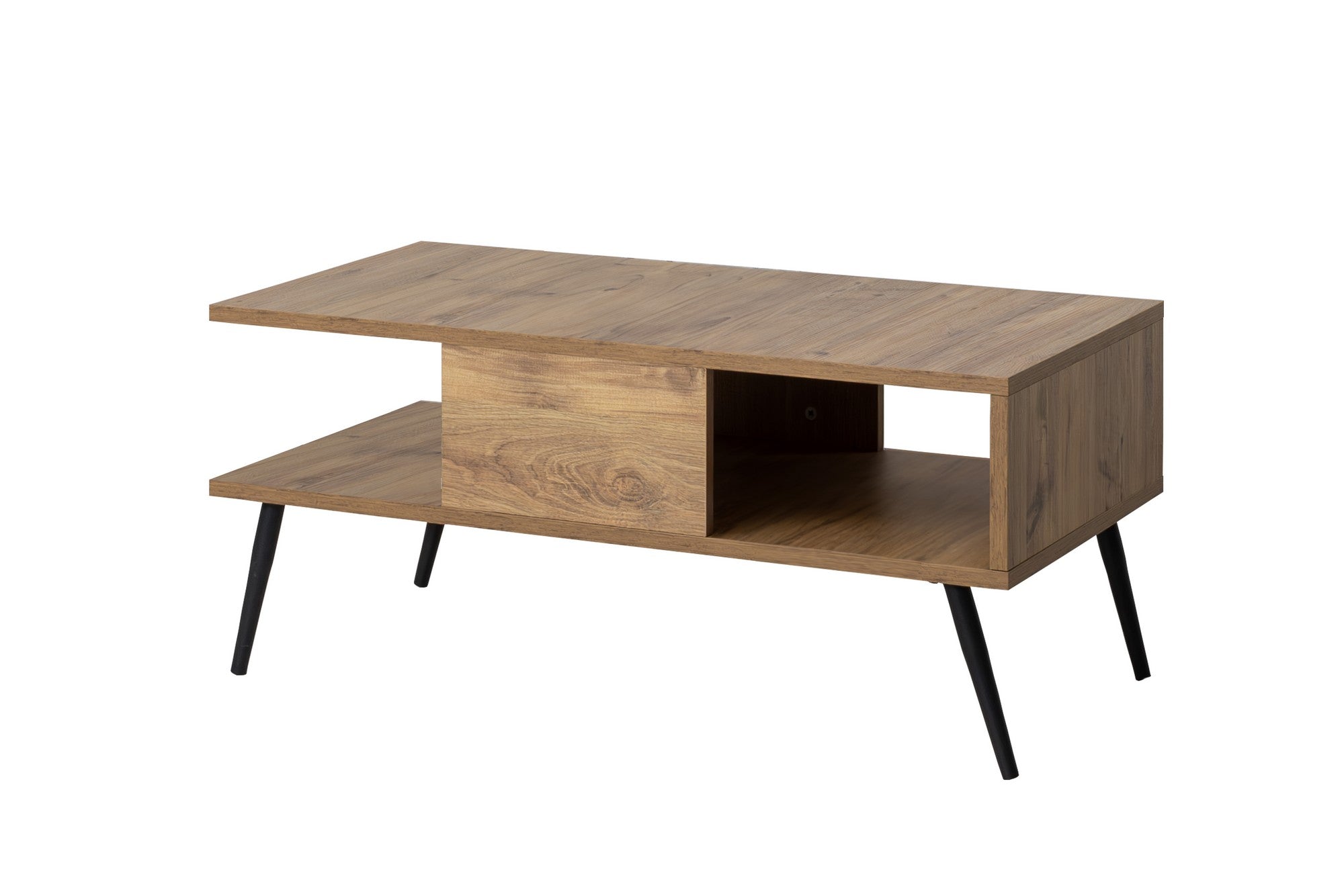 Bukle in Atlantische Kiefer Schwarz präsentiert im Onlineshop von KAQTU Design AG. Beistelltisch ist von Hanah Home