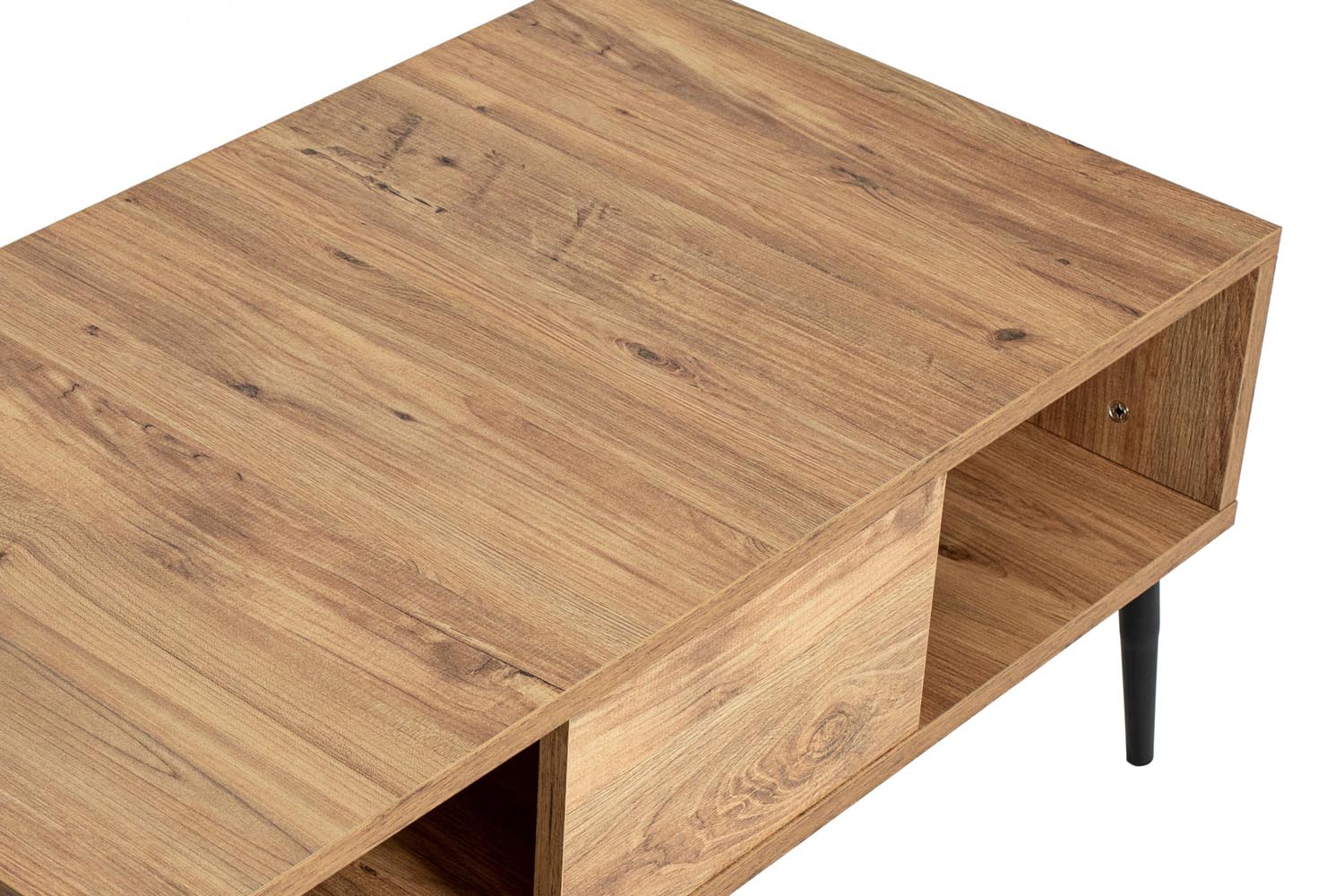 Bukle in Atlantische Kiefer Schwarz präsentiert im Onlineshop von KAQTU Design AG. Beistelltisch ist von Hanah Home