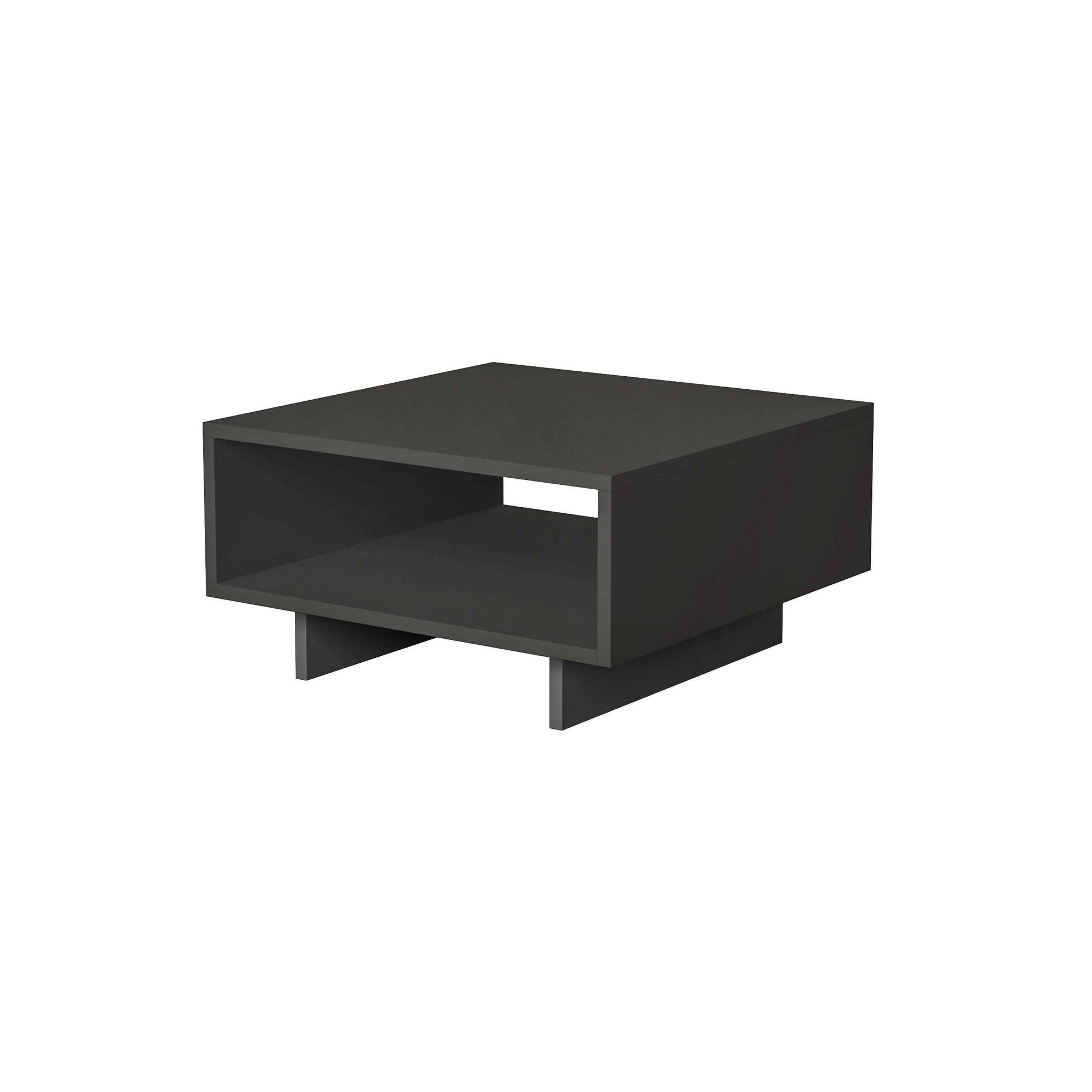 Hola - Anthracite in Anthrazit präsentiert im Onlineshop von KAQTU Design AG. Beistelltisch ist von Hanah Home