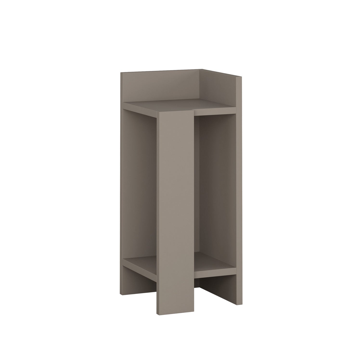 Elos Right - Light Mocha in Helles Mocha präsentiert im Onlineshop von KAQTU Design AG. Nachttisch ist von Hanah Home