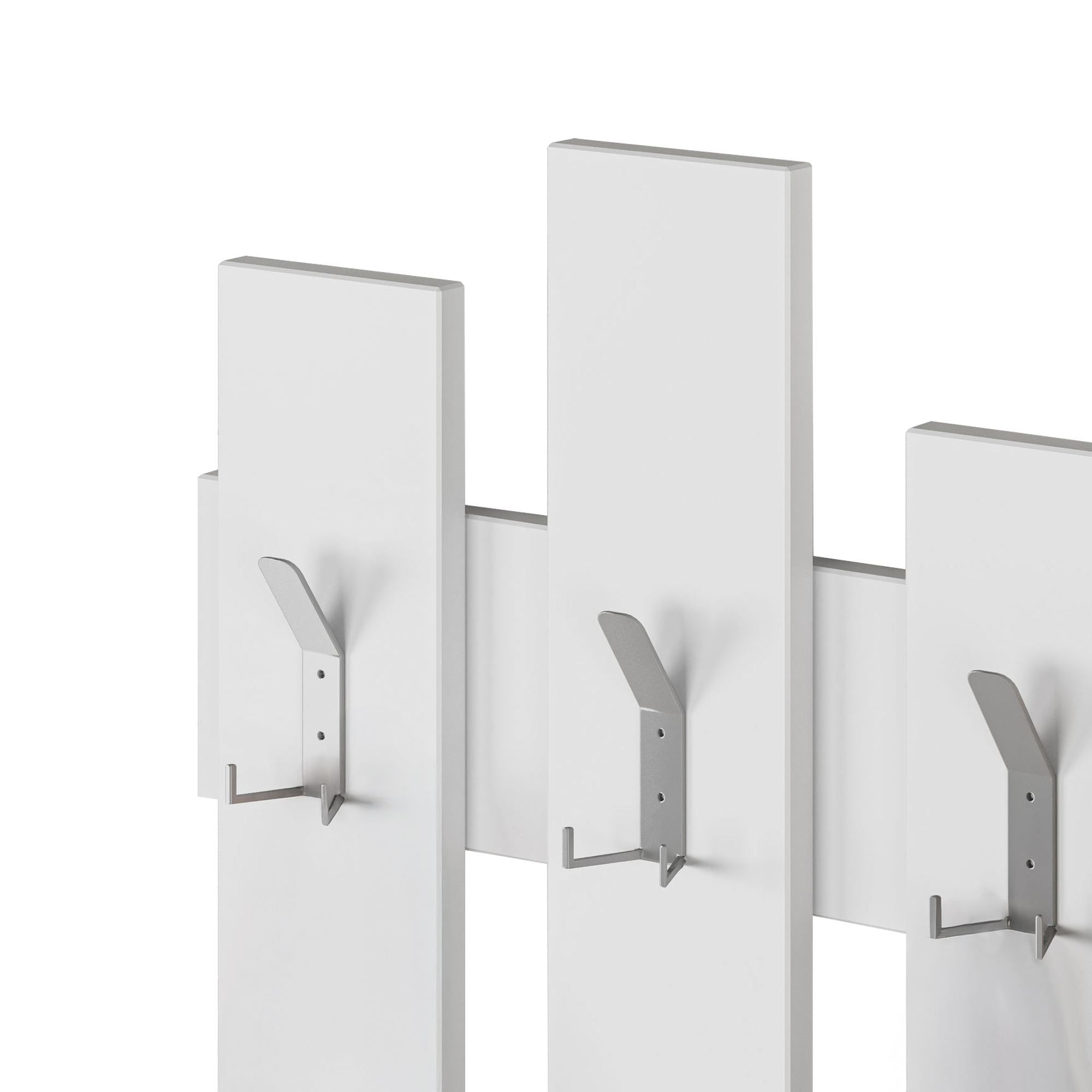 Wave - White in Weiss präsentiert im Onlineshop von KAQTU Design AG. Kleiderhaken ist von Hanah Home