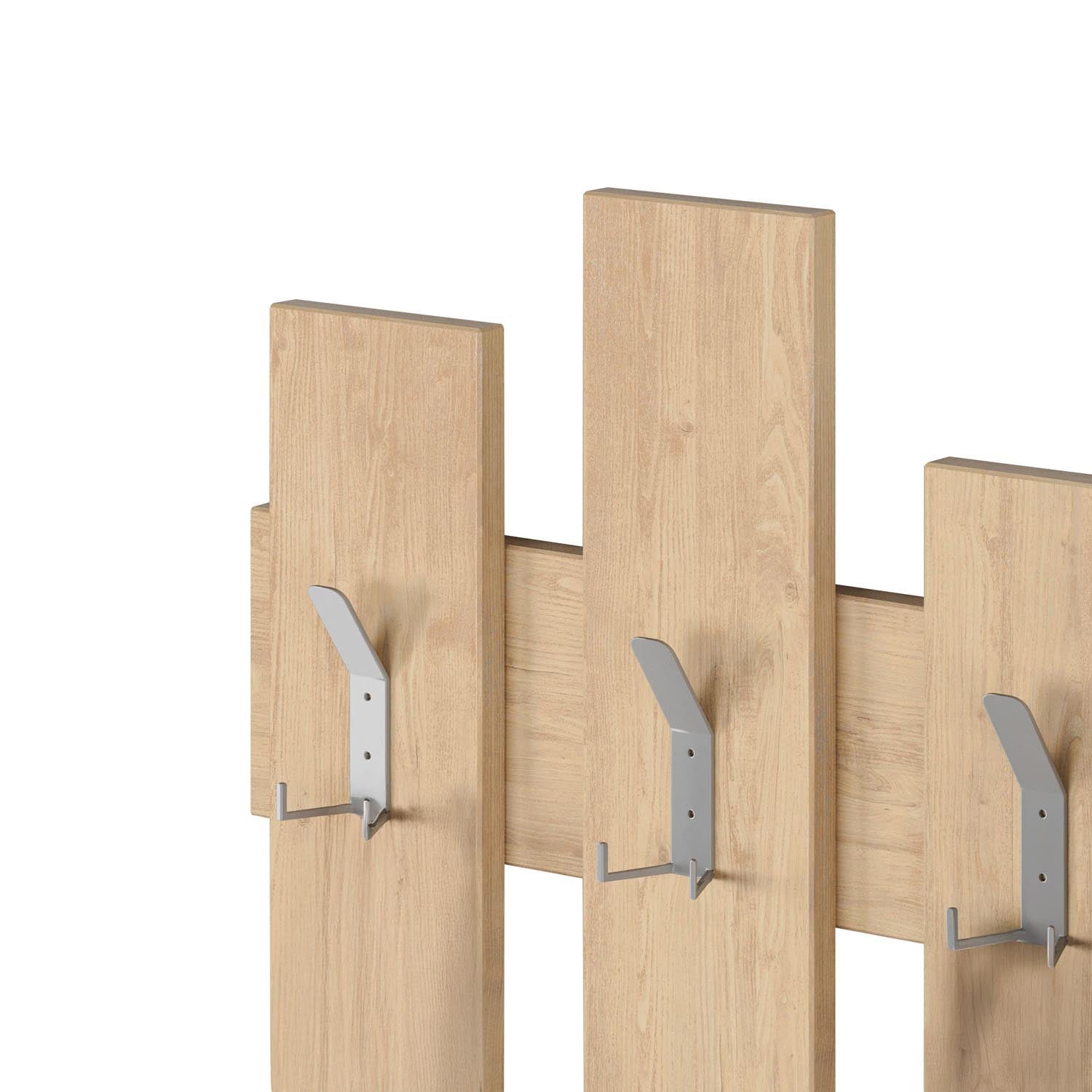 Wave - Oak in Eiche präsentiert im Onlineshop von KAQTU Design AG. Kleiderhaken ist von Hanah Home
