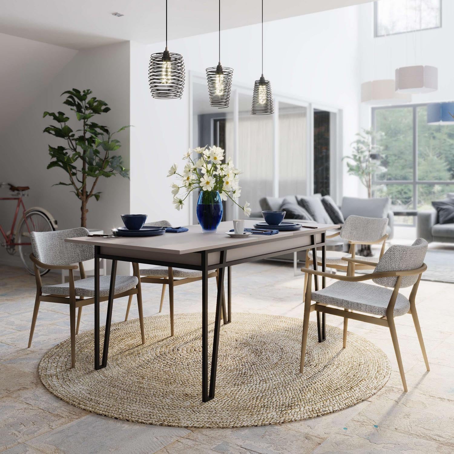 Pal - Light Mocha in Helles Mocha präsentiert im Onlineshop von KAQTU Design AG. Esstisch ist von Hanah Home