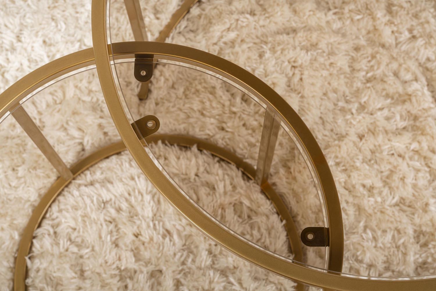 Aurum - 60, 42 - Gold, Bronze in Gold
 Bronze präsentiert im Onlineshop von KAQTU Design AG. Beistelltisch ist von Nordure