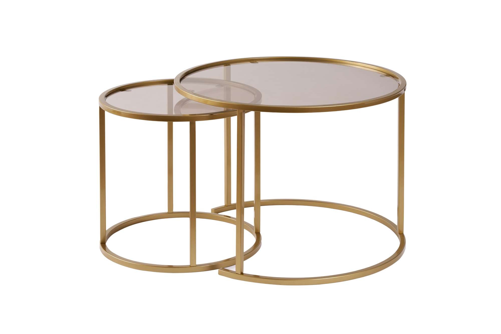 Aurum - 60, 42 - Gold, Bronze in Gold
 Bronze präsentiert im Onlineshop von KAQTU Design AG. Beistelltisch ist von Nordure