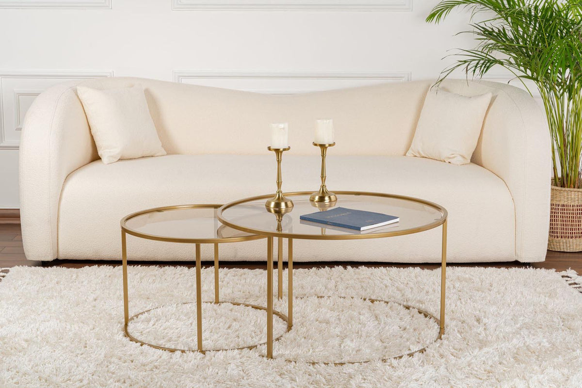 Aurum Sofatisch - Gold
 Bronze in Gold
 Bronze präsentiert im Onlineshop von KAQTU Design AG. Couchtisch ist von Nordure