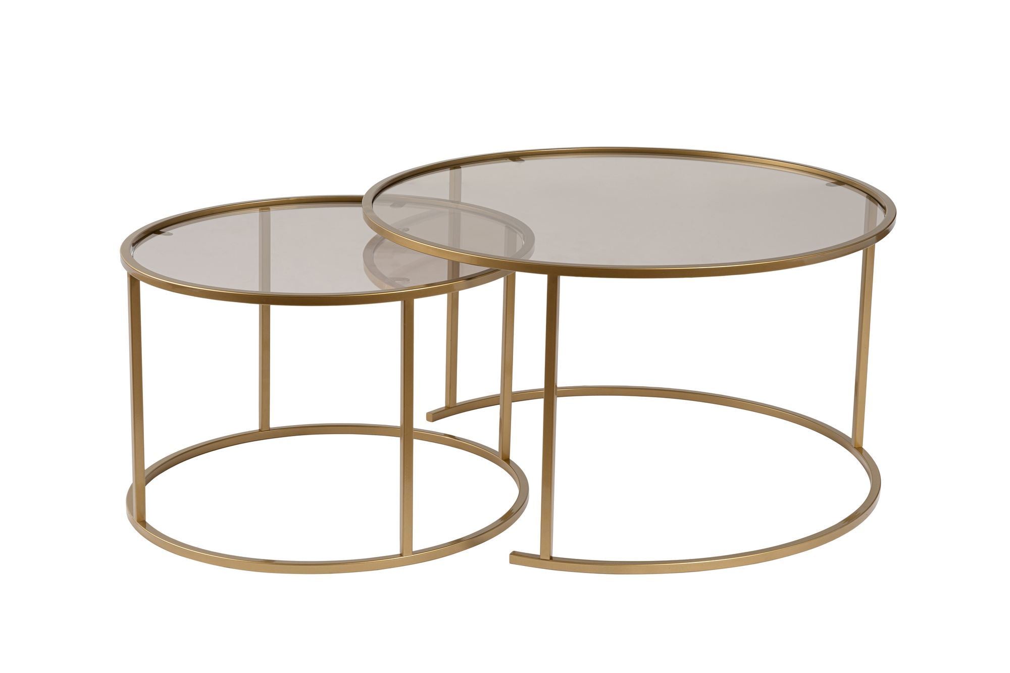 Aurum - 80, 60 - Gold, Bronze in Gold
 Bronze präsentiert im Onlineshop von KAQTU Design AG. Beistelltisch ist von Nordure