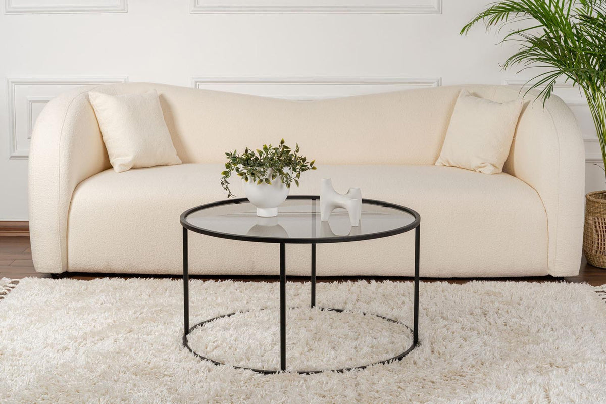Aurum Sofatisch - Schwarz
 Grau in Schwarz
 Grau präsentiert im Onlineshop von KAQTU Design AG. Couchtisch ist von Nordure