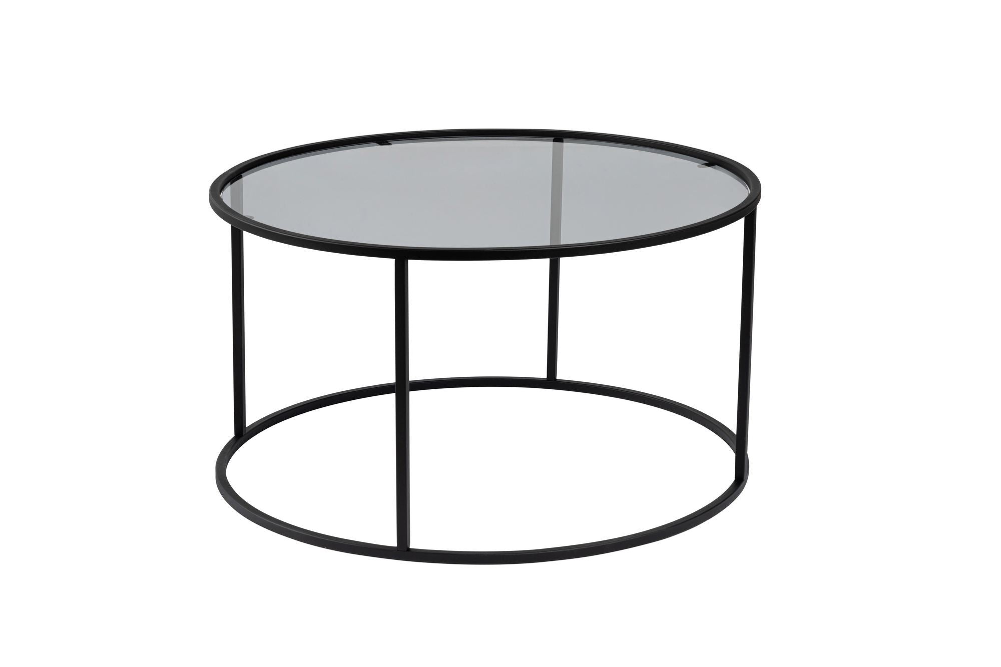 Aurum - 80 - Black, Grey in Schwarz
 Grau präsentiert im Onlineshop von KAQTU Design AG. Beistelltisch ist von Nordure