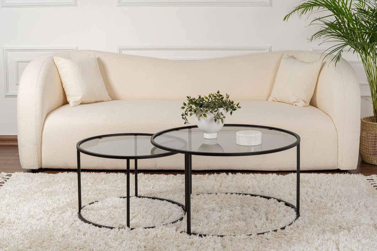 Aurum Sofatisch - Schwarz
 Grau in Schwarz
 Grau präsentiert im Onlineshop von KAQTU Design AG. Couchtisch ist von Nordure