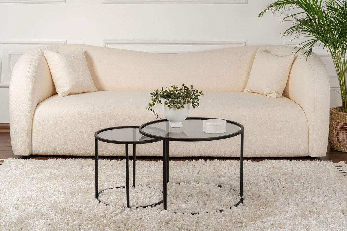 Aurum Sofatisch - Schwarz
 Grau in Schwarz
 Grau präsentiert im Onlineshop von KAQTU Design AG. Couchtisch ist von Nordure