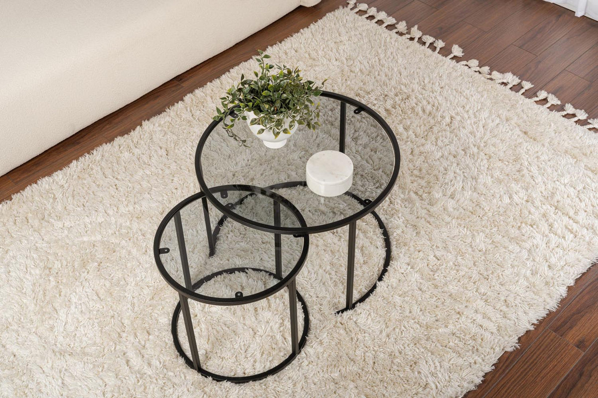 Aurum Sofatisch - Schwarz
 Grau in Schwarz
 Grau präsentiert im Onlineshop von KAQTU Design AG. Couchtisch ist von Nordure