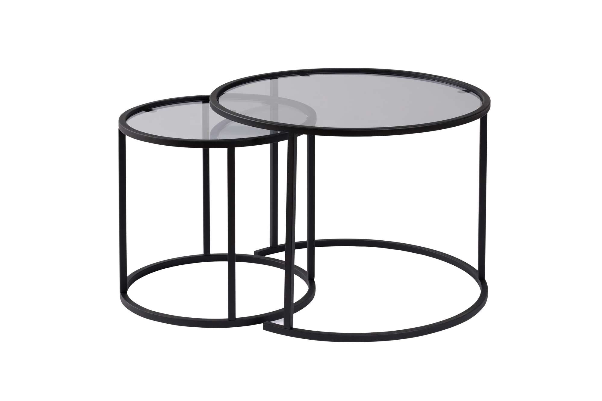 Aurum - 60, 42 - Black, Grey in Schwarz
 Grau präsentiert im Onlineshop von KAQTU Design AG. Beistelltisch ist von Nordure