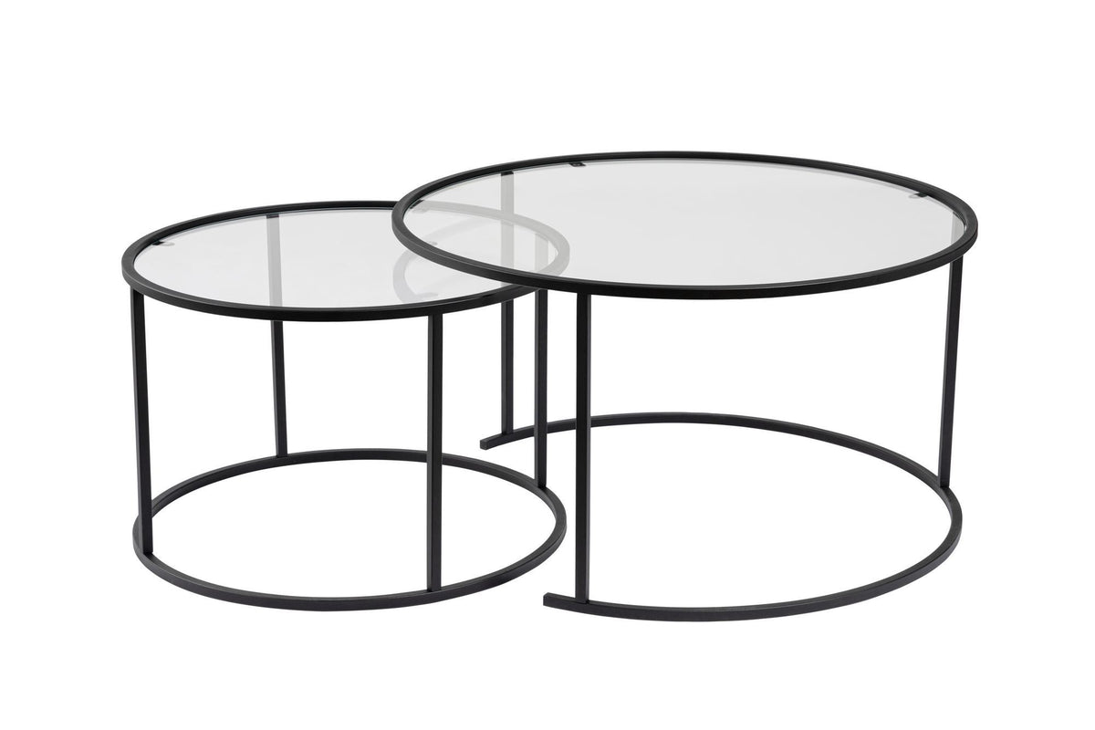 Aurum Sofatisch - Schwarz Transparent in Schwarz Transparent präsentiert im Onlineshop von KAQTU Design AG. Couchtisch ist von Nordure