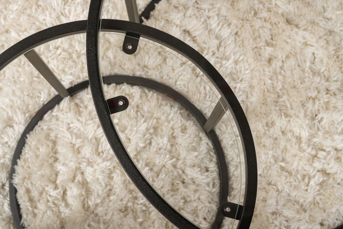 Aurum Sofatisch - Schwarz Transparent in Schwarz Transparent präsentiert im Onlineshop von KAQTU Design AG. Couchtisch ist von Nordure