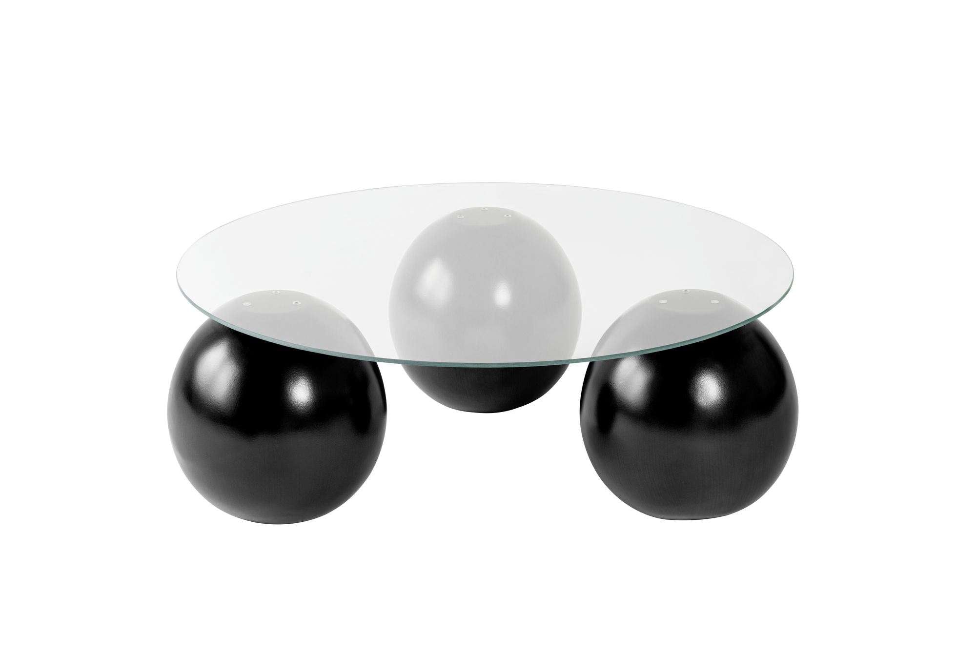 Miro - Black, Transparent in Schwarz Transparent präsentiert im Onlineshop von KAQTU Design AG. Beistelltisch ist von Nordure