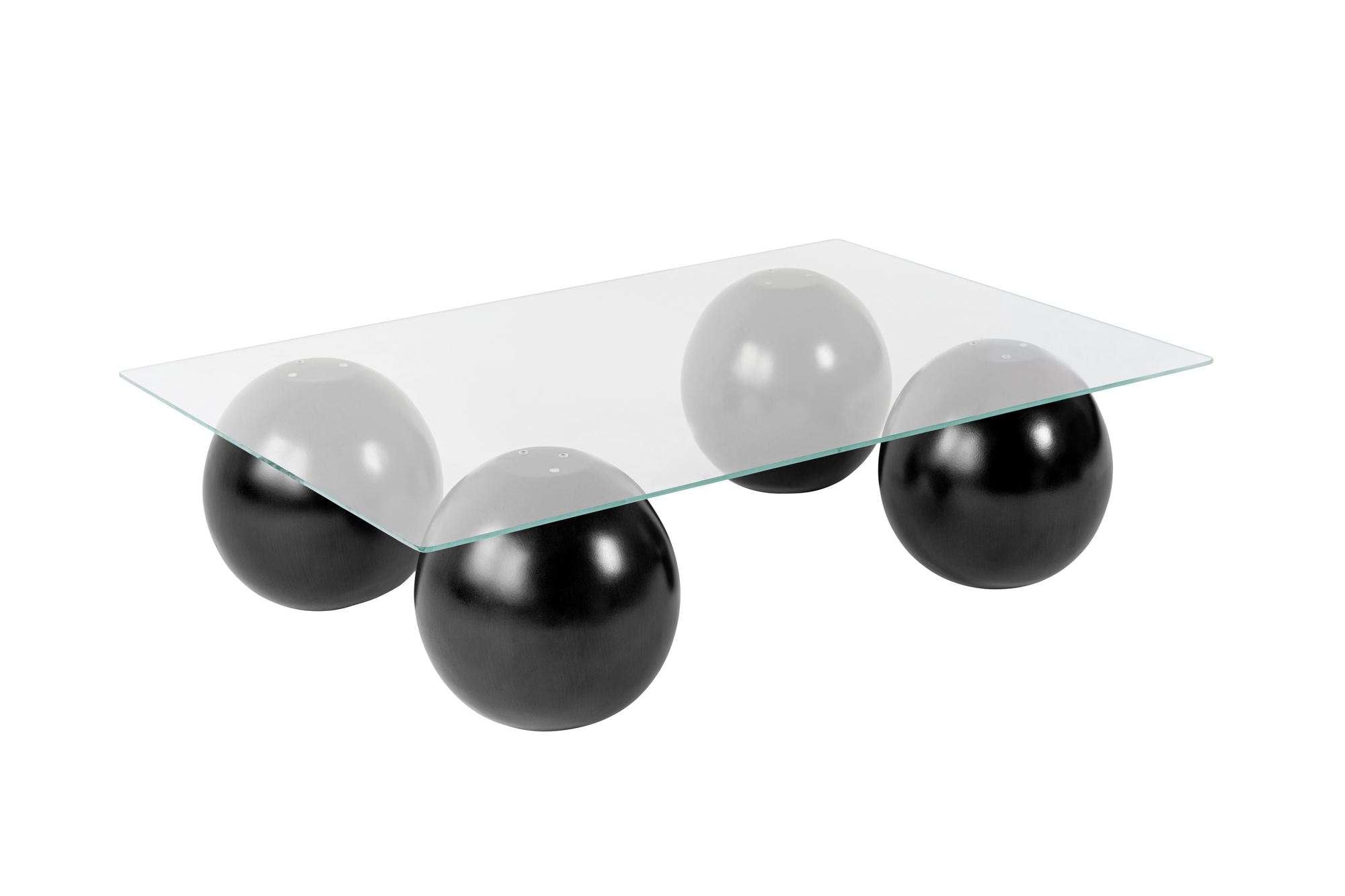 Sera - Black, Transparent in Schwarz Transparent präsentiert im Onlineshop von KAQTU Design AG. Beistelltisch ist von Nordure